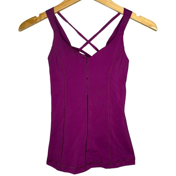 Lululemon Hot To Street Tank Top Regal Plum size 2 - Picture 3 of 6